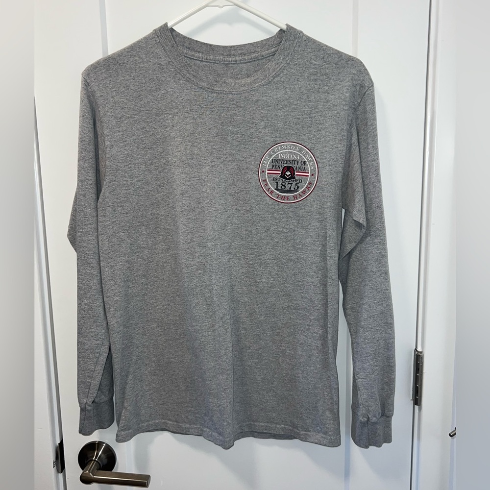 IUP Indiana University of Pennsylvania long sleeve tee size S